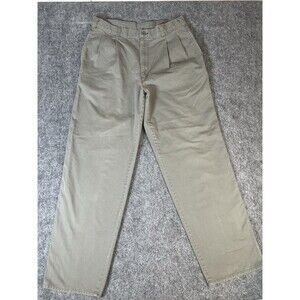 Dockers Mens Straight  Flex Stretch Chino Beige Light Green Pants Khaki 30x32